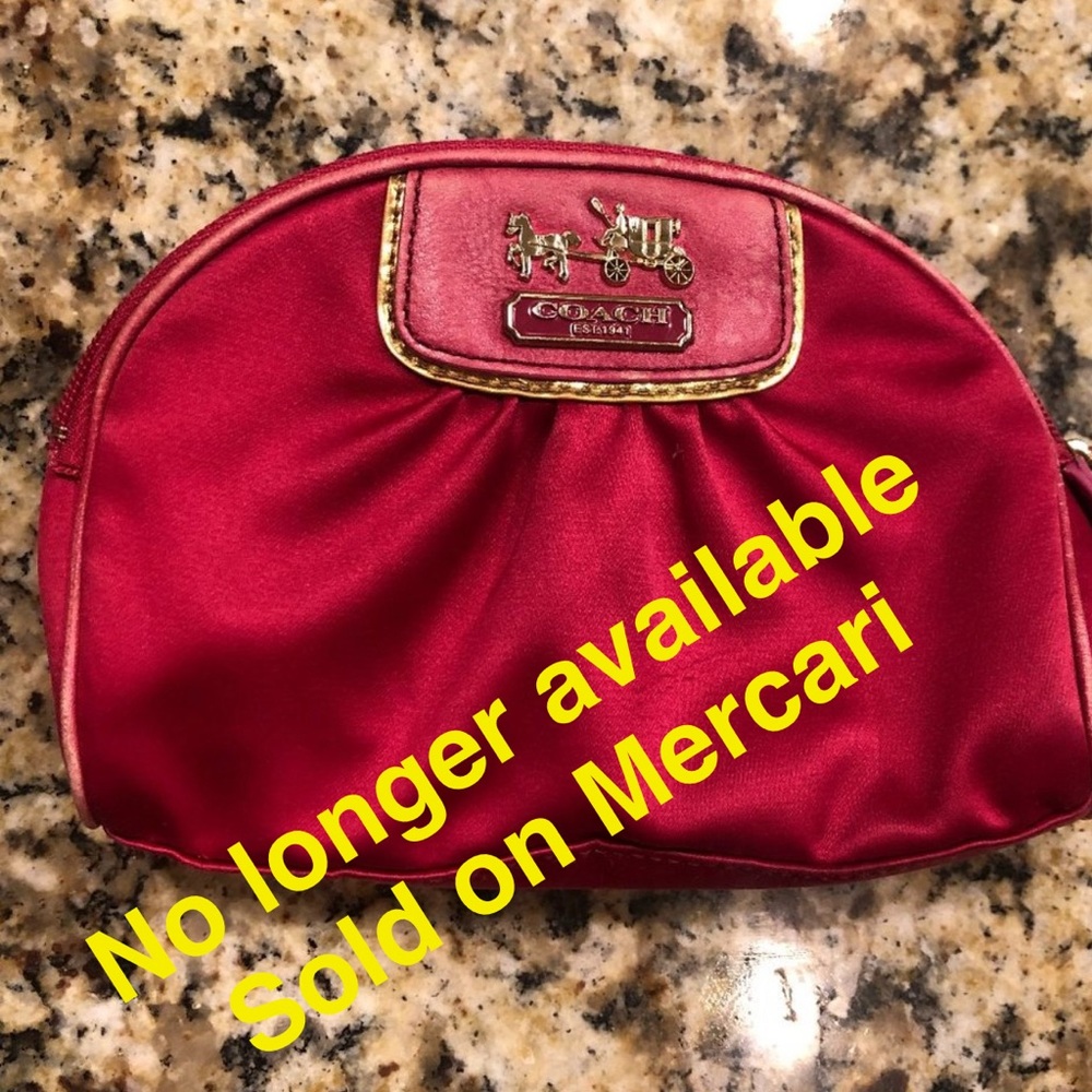 COACH Barbie Pink makeup bag